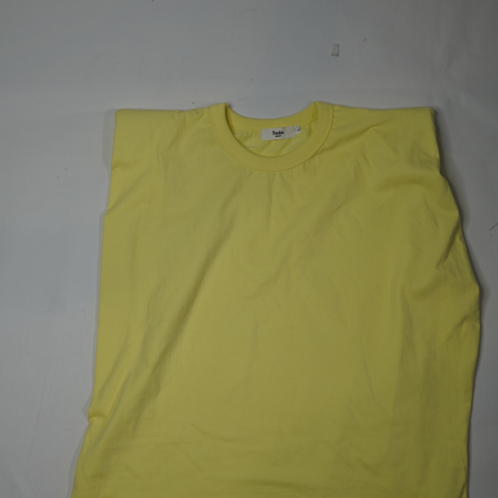 The Frankie Shop Yellow Eva Shoulder Pad Boho Sleeveless Round neck T-shirt - Picture 10 of 10